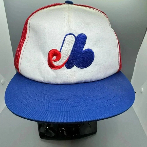 Vtg. MLB Montreal Expos Snap Back  Hat - Picture 3 of 8